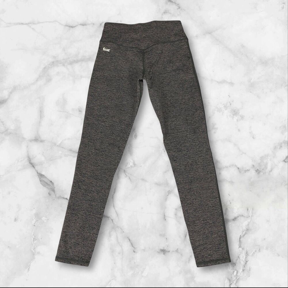 Feat Solace Leggings Heather Charcoal Gray High‎ Rise Small
